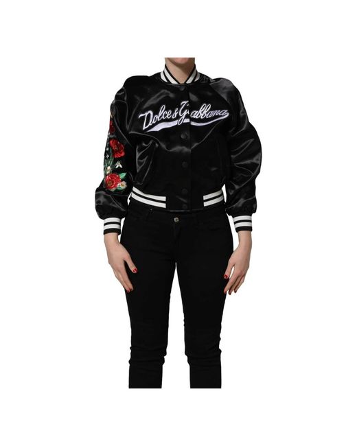 Dolce & Gabbana Black Bomber Jackets