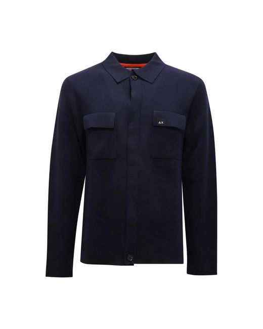 Sun 68 Blue Light Jackets for men