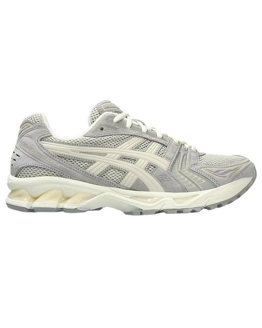 Asics Gray Weiße Sneakers Für Einen Stylischen Look