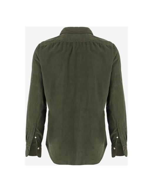 Finamore 1925 Green Casual Shirts for men