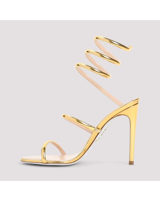 Rene Caovilla Metallic Sandals
