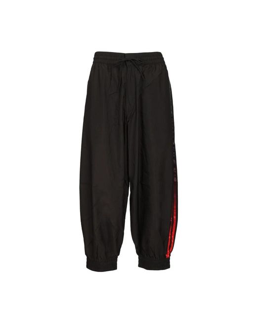 Y-3 Black Wide Trousers for men