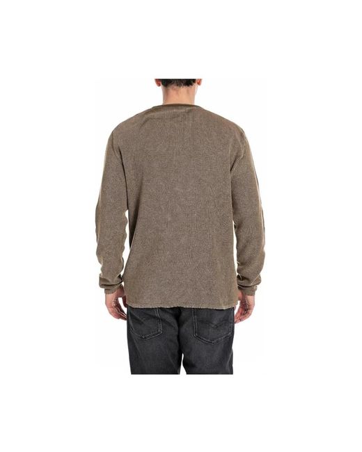 Knitwear > round-neck knitwear Replay pour homme en coloris Brown