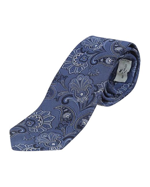 Ties Etro de hombre de color Blue