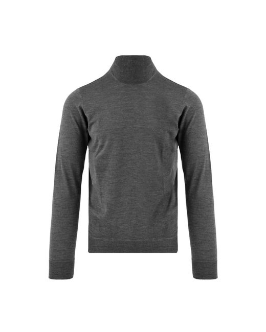 Drumohr Truien & Vesten ,Grijs ,Grijze Coltrui Voor in het Gray voor heren