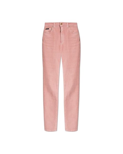 Dolce & Gabbana Pink Skinny Jeans