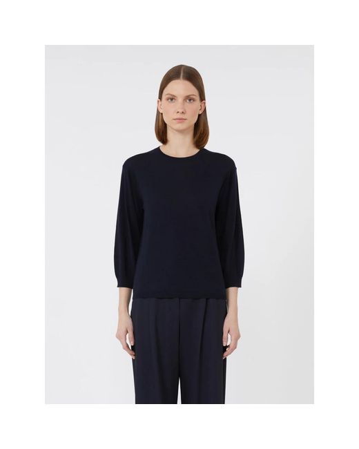 Max Mara Black Round-Neck Knitwear
