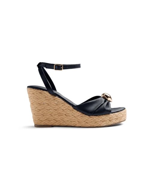 Gioseppo Blue Soudan Wedge