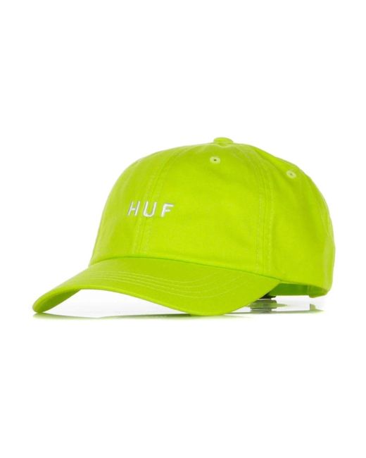 Huf Accessoires ,Groen ,Og Logo Cv Hat Hot Lime in het Green voor heren