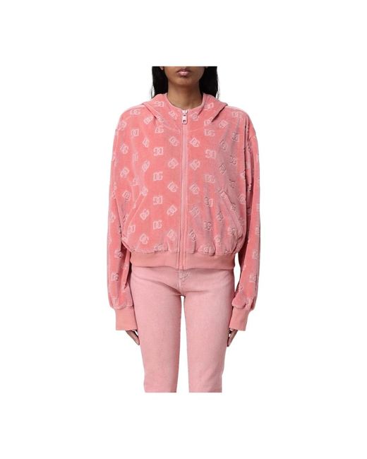 Zip-Throughs di Dolce & Gabbana in Pink