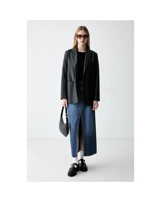Levi's Blue Ankle Column