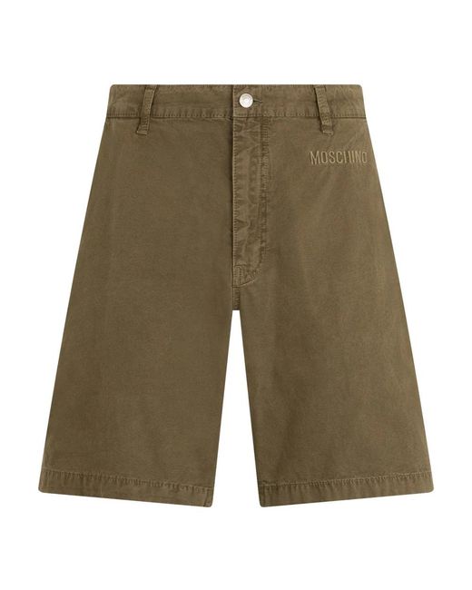 Moschino Green Casual Shorts for men