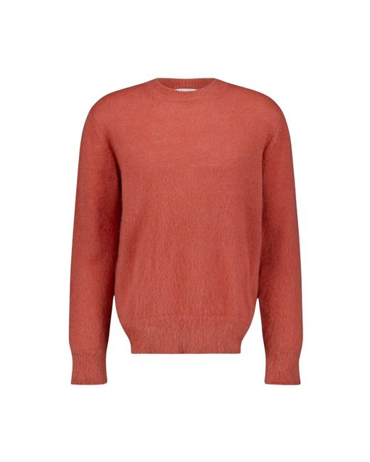 Off-White c/o Virgil Abloh Red Round-Neck Knitwear for men