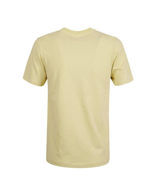 Maison Kitsuné Yellow Fuchskopf patch t-shirt