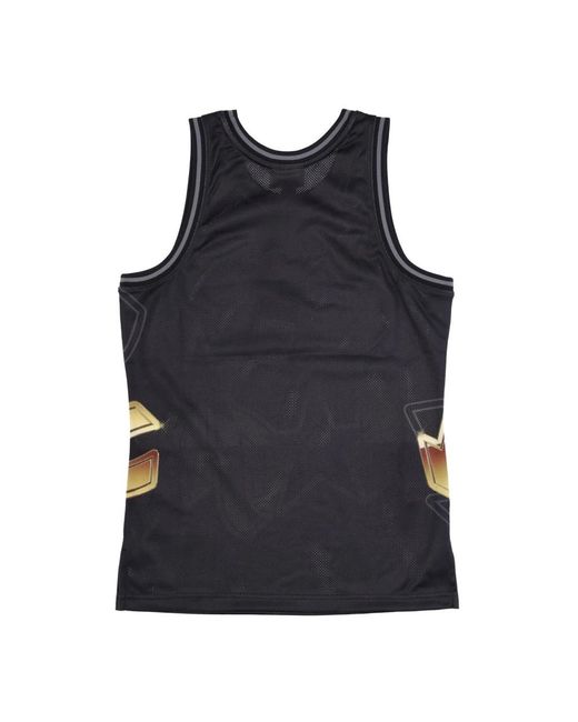 Mitchell & Ness Fitness ,Zwart ,Polyester Orlando Magic Tank Top in het Blue voor heren