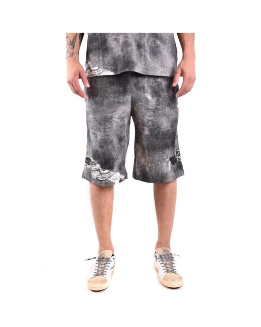 DIESEL Gray Bermudas for men