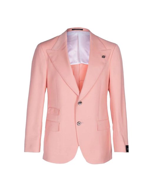 Single Breasted Suits Gabriele Pasini de hombre de color Pink