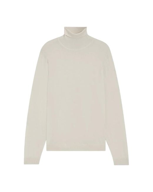 Boss White Turtlenecks for men