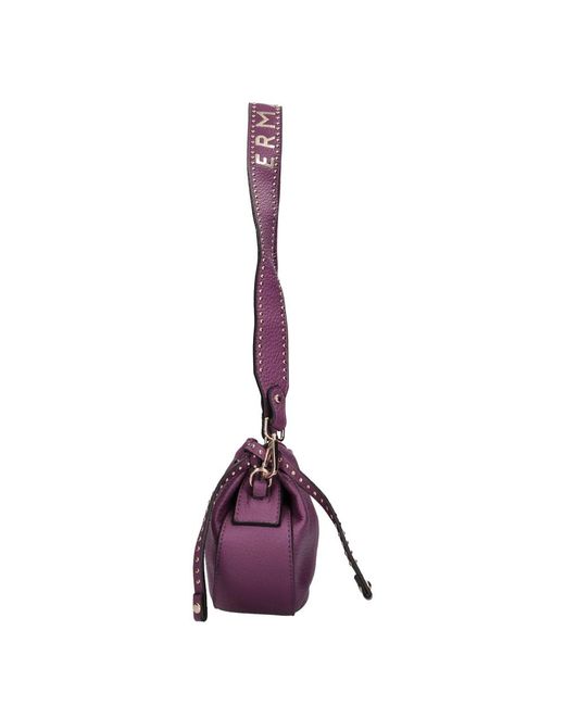 Ermanno Scervino Purple Shoulder Bags
