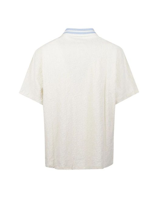 Drole de Monsieur White Short Sleeve Shirts for men