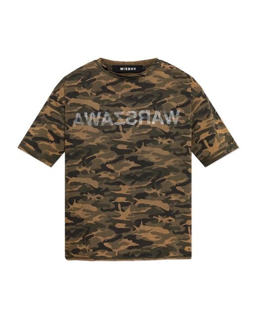 T-Shirts M I S B H V de hombre de color Green
