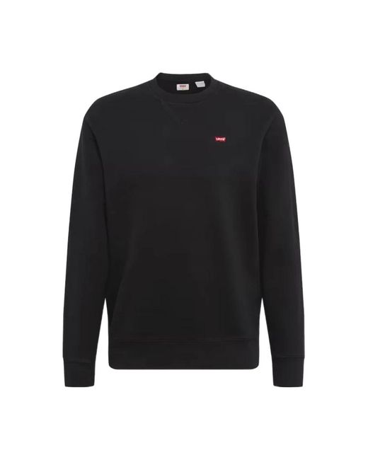 Levi's Original Crew Sweatshirt in het Black voor heren