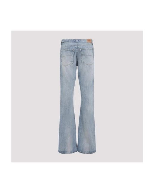 Balenciaga Blue Flared Jeans