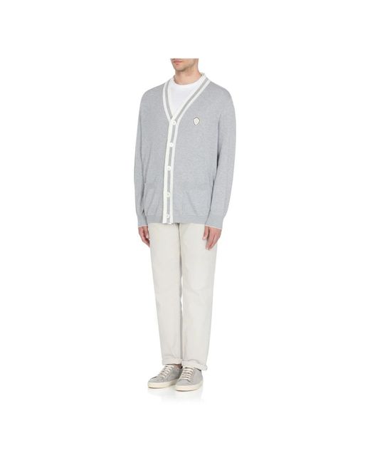 Cardigans Brunello Cucinelli de hombre de color Gray