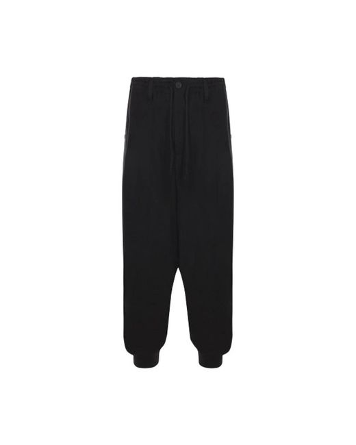 Yohji Yamamoto Black Sweatpants for men