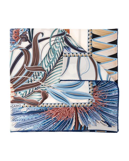 Silky Scarves di Ferragamo in Blue