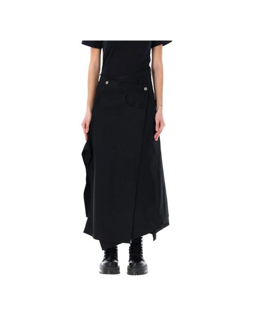 Junya Watanabe Black Maxi Skirts