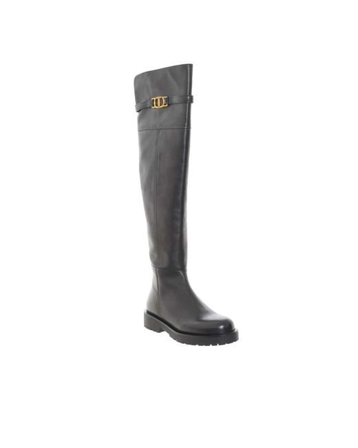 Twinset Black High Boots