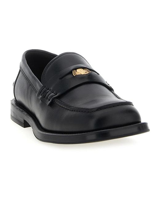 Moschino Black Loafers for men