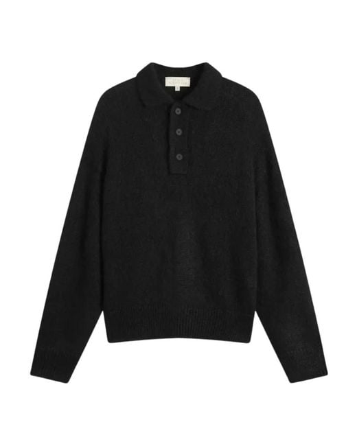 Studio Nicholson Black Round-Neck Knitwear for men