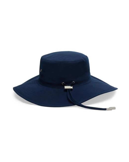 Vilebrequin Large Bucket Hat Solid in het Blue