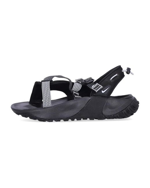 Nike Flat Sandals in het Blue voor heren