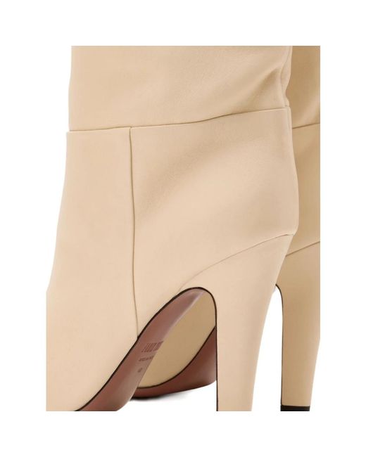 Paris Texas Natural Over-The-Knee Boots