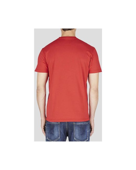 DSquared² T-Shirts in het Red voor heren