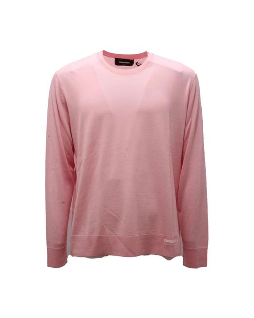 DSquared² Wollpullover Modell 237 in Pink für Herren
