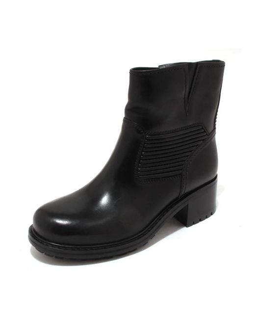 Car Shoe Black Ankle Boots