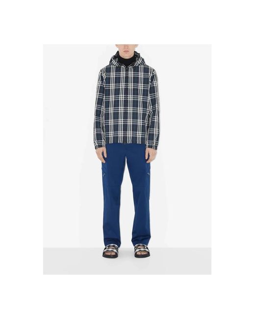 Light Jackets Burberry pour homme en coloris Blue