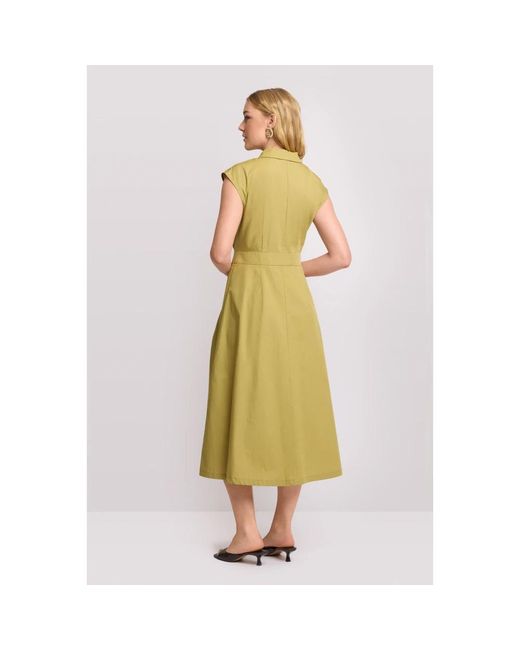 Midi Dresses Kocca de color Metallic