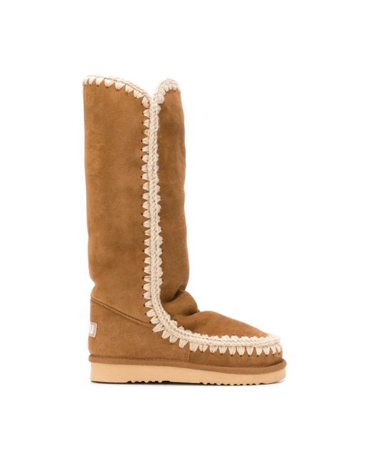 Mou Brown Winter Boots