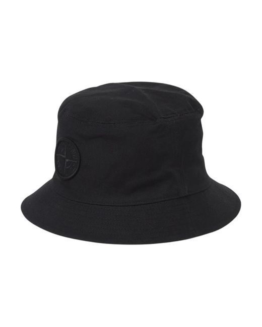 Hats di Stone Island in Black da Uomo