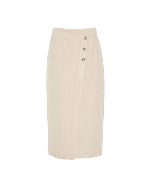 Bitte Kai Rand Rokken ,Elegante Ivory Rok Inaka Model in het Natural