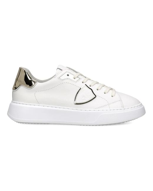 Philippe Model Temple Sneaker in het White