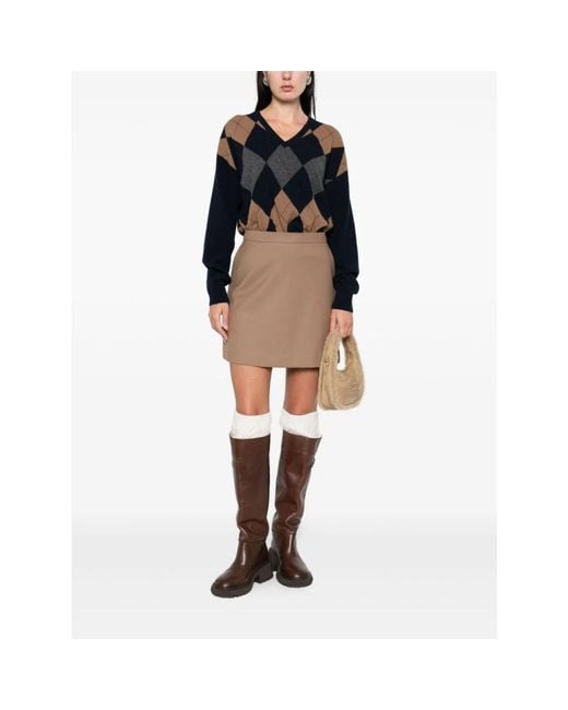 V-Neck Knitwear di Jucca in Black