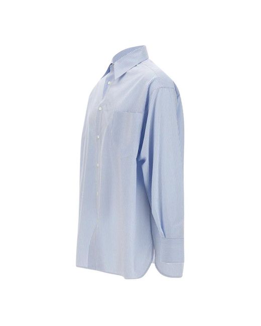 MM6 by Maison Margiela Blue Casual Shirts for men