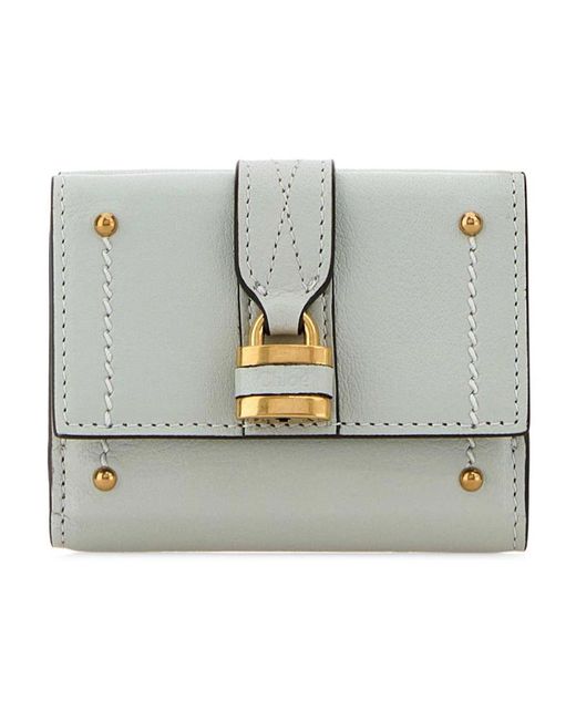 Wallets & Cardholders di Chloé in Metallic