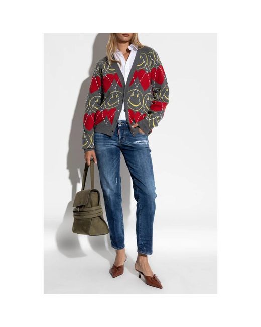 DSquared² Blue Straight Jeans